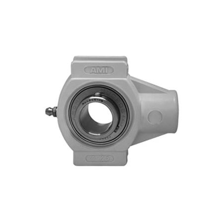 Ami Bearings SINGLE ROW BALL BEARING, 1-1/4'' STAINLESS SET SCREW WHITE NARROW SLOT TAKE-UP MUCNTPL207-20W